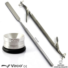 Load image into Gallery viewer, Basic Dental Set Amalgam Well | Amalgam Carrier Double End | Cement Spatula
