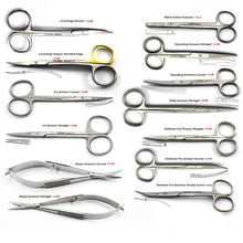 Load image into Gallery viewer, Operating Dissecting Scissors Complete Set of 13