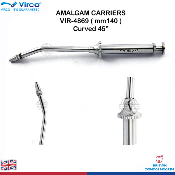 Amalgam Carrier Gun Restorative Dental Dentistry Stainless Steel Autoclavable