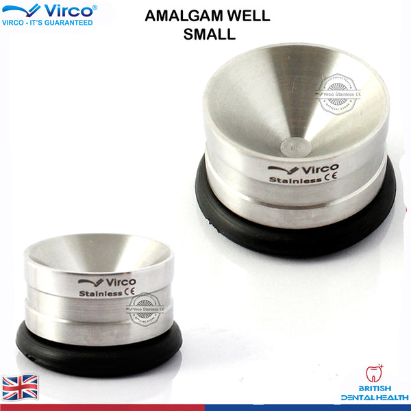 2X Basic Set Amalgam Well Amalgam Carrier Double End Amalgam Filler Dental Tool