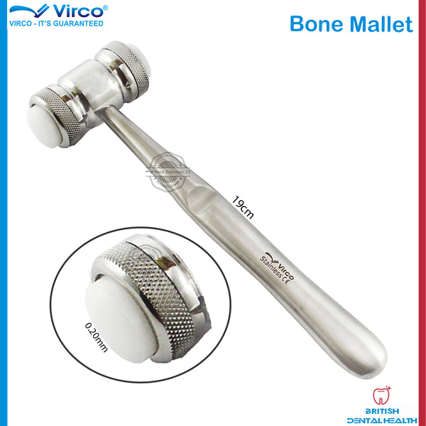 Bone Surgical Mallet Mead Dental Implants Sinus Lift Bone Crusher Instruments