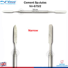 Load image into Gallery viewer, Dental Cement Spatula Narrow S/E Amalgam Mixing Heidemann Separating Spatulas Set of 2