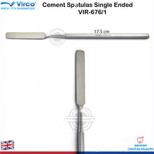 Load image into Gallery viewer, Dental Cement Spatula Narrow S/E Amalgam Mixing Heidemann Separating Spatulas Set of 2