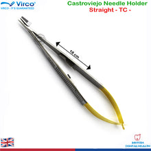 Load image into Gallery viewer, Noyes Scissors Castroviejo Needle Holder Mathieu Forceps Adson DeBakey Tweezers Set of 5