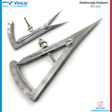 Load image into Gallery viewer, Castroviejo Caliper Straight 85mm