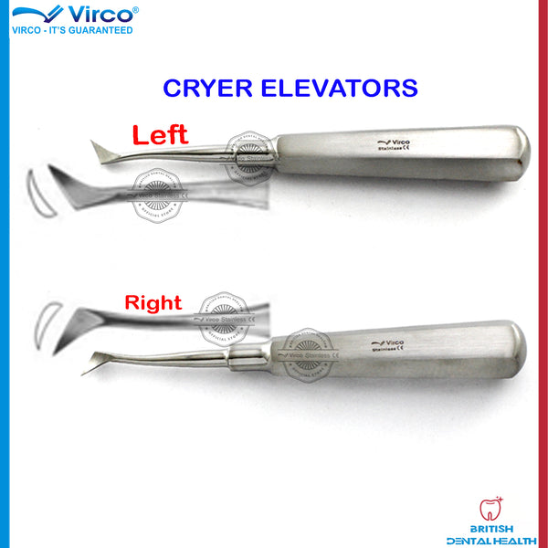 Dental Root Elevator, Luxating Coupland PDL Warwick Cryer for Tooth Extracting