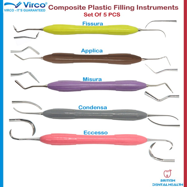 Dental Filling Inst Dental Composite Instruments MISURA APPLICA, CONDENSA,🦷