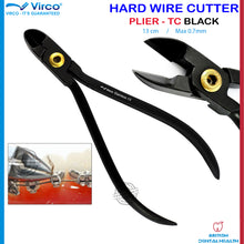 Load image into Gallery viewer, Hard Wire Ligature Cutter Plier Black TC