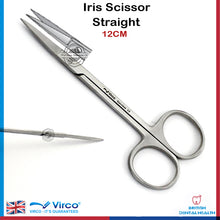 Load image into Gallery viewer, Micro Surgical Noyes Iris Lagrange Scissors Curved Straight Castroviejo Set of 5