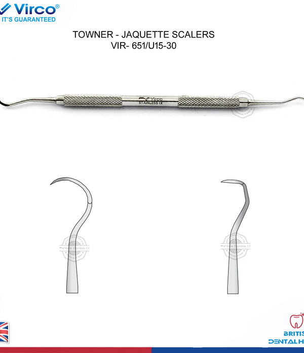 NEW Tooth Tartar Remover Dental Teeth Scraper Jaquette Anterior Posterior Scaler