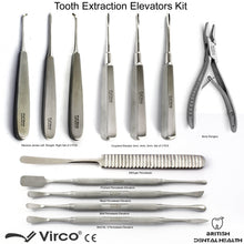 Load image into Gallery viewer, Tooth Extraction Root Elevators Bone Rongeur WIllinger Periosteals Mead Molt Kit