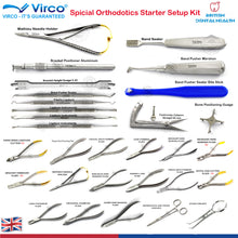 Load image into Gallery viewer, Dental Ortho Basic Kit Band Pusher Scalers Bracket Bone Positioner