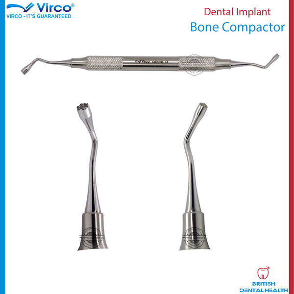 Dental Implant Bone Compactor Packer Bone Plugger Double Ended 3mm - 4mm