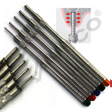 Load image into Gallery viewer, Dental Implantology Sinus Bone Elevation Osteotomes Convex Tip Set of 10 PCS