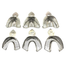 Load image into Gallery viewer, Dental Impression Trays Rim Lock Perforated Regular S, M, L Upper / Lower