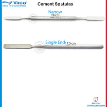 Load image into Gallery viewer, Dental Cement Spatula Narrow S/E Amalgam Mixing Heidemann Separating Spatulas Set of 2