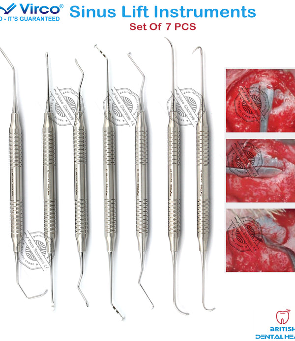 Dental Implant Periosteal Oral Surgery Curettes Sinus Lift Instruments Elevators