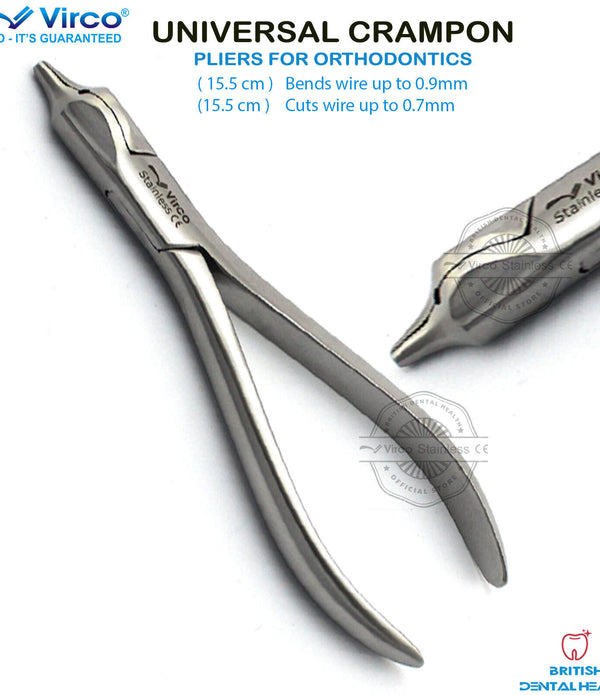 NEW Dental Universal Crampon Pliers Pin Hard and Soft Wires Bending-Forming Arch