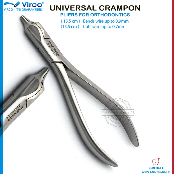 NEW Dental Universal Crampon Pliers Pin Hard and Soft Wires Bending-Forming Arch