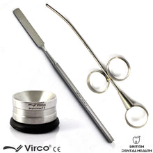 Load image into Gallery viewer, Basic Bone Grafting Kit Syringe Amalgam Well Mixing Spatula Set of 3