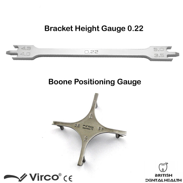Bracket Height Gauge Wick Type & Boone Positioning Star Orthodontic Dental