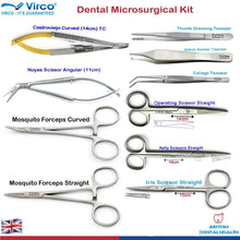 Load image into Gallery viewer, Microsurgical Tweezers Scissors Hemostatic Forceps Needle Holders