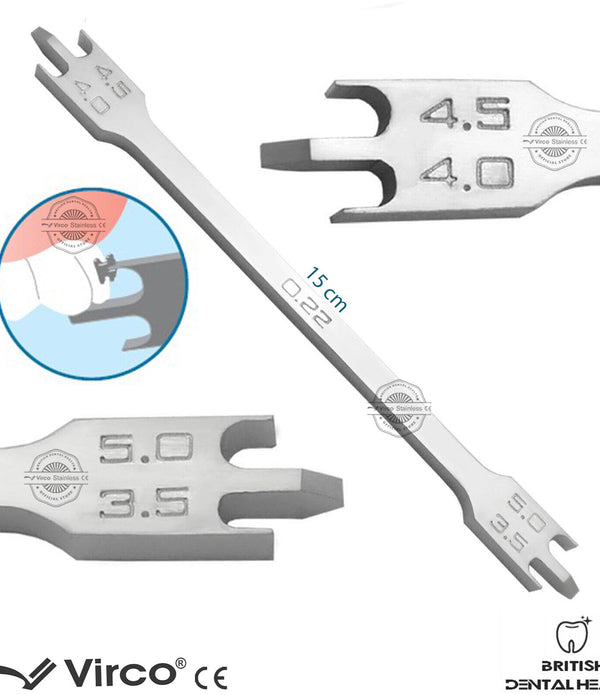 Bracket Positioning Height Gauge Wick Type 3.5mm-5mm 022 Orthodontic Dental