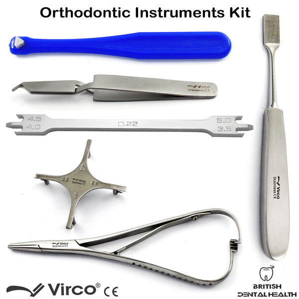 Orthodontic Band Pusher Seater Bracket Holder Ligature Plier Instruments Kit