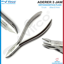 Load image into Gallery viewer, Aderer Three Prong 3 Jaw Plier Three Jaw Orthodontic Pliers Contouring Wires Bending Plier
