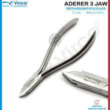 Load image into Gallery viewer, Aderer Three Prong 3 Jaw Plier Three Jaw Orthodontic Pliers Contouring Wires Bending Plier
