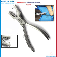 Load image into Gallery viewer, Restorative Rubber Dam Instrument Ainsworth Ivory Clamps Forceps Punch Frame Kit
