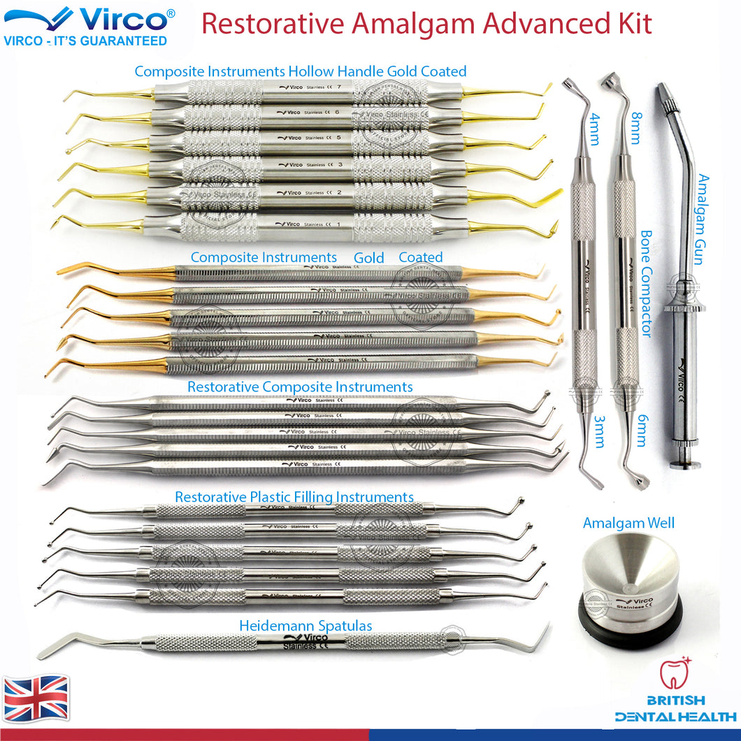 Dental Restorative Amalgam Well Carrier Gun Plastic Filling Composite Instrument