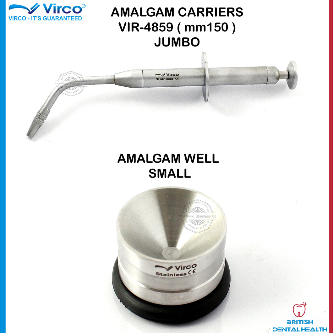 Basic Set Amalgam Well Amalgam Filling Gun Carrier Amalgam Filler Dental Tool