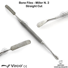 Load image into Gallery viewer, 2X Miller Colburn Bone Files Final Smoothing Bones Tool Surgical Orthopedic
