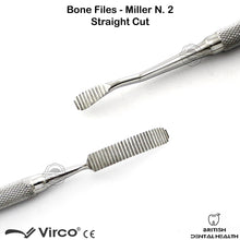 Load image into Gallery viewer, MILLER-COLBURN BONE FILE DOUBLE-ENDED DENTAL SURGICAL ORTHOPEDIC STAINLESS STEEL
