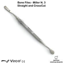 Load image into Gallery viewer, Bone File Straight &amp; Cross-Cut Smoothing Bones Tool Surgical Dental Orthopedic
