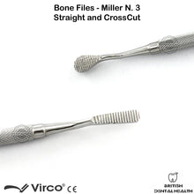 Load image into Gallery viewer, Bone File Straight &amp; Cross-Cut Smoothing Bones Tool Surgical Dental Orthopedic
