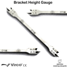 Load image into Gallery viewer, Dental Orthodontics Bracket Positioning Height Gauge Wick Type 3.5mm 5.0mm 018
