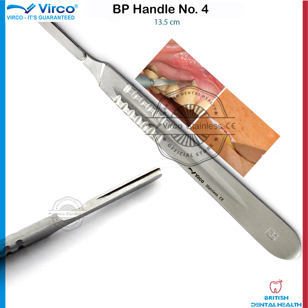 Dental Surgical Scalpel Handle No 4, BP Handle, Scalpel Blade Handle