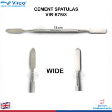 Load image into Gallery viewer, Amalgam Mixing Heidemann Separating Spatulas | Dental Cement Spatula Wide &amp; S/E
