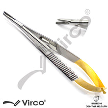 Load image into Gallery viewer, Dental Surgical Castroviejo Needle Holder Micro Suture TC Tip Straight 14cm
