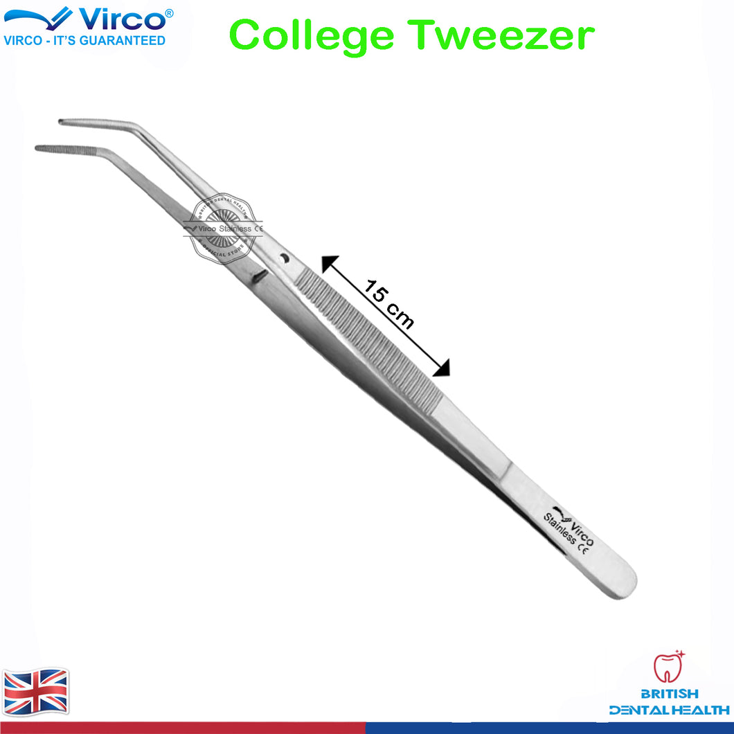 London College Tweezers Dental Surgical Diagnostic Dental Forceps Veterinary Lab