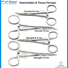 Load image into Gallery viewer, Surgical Veterinary Hemostat Clamps Locking Forceps Curved/Straight Tweezers Lab
