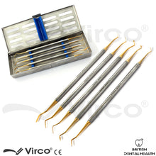 Load image into Gallery viewer, 5 Pcs Set Composite Instruments Gold Complete Set Anterior Posterior Dentistry
