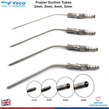 Load image into Gallery viewer, Dental Diagnostic Surgical ENT Instruments Frazier Suction Tube Aspirator Tubes
