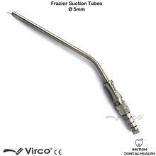 Load image into Gallery viewer, Dental Surgical Bone Frazier Suction Tube Ø 5mm Aspirator ENT Diagnostic Tool
