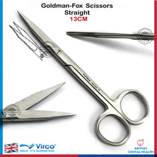 Load image into Gallery viewer, GOLDMAN FOX GUM SCISSORS STRAIGHT SURGICAL DENTAL VETERINARY IMPLANTS
