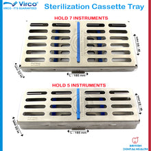 Load image into Gallery viewer, Sterilization Cassette Rack Tray Hold 5 &amp; 7 Dental Surgical Ortho Tools
