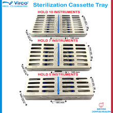 Load image into Gallery viewer, Sterilization Cassette Rack Tray Hold 5 7 &amp; 10 Dental Surgical Autoclave
