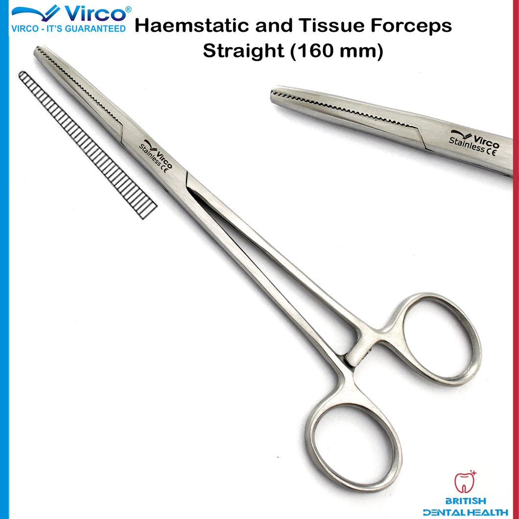 Tattoo Piercing Forceps Straight 16cm Haemostatic Hemostat Tissue Pean Forceps